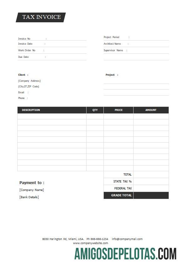 realista Modelo de nota fiscal grátis